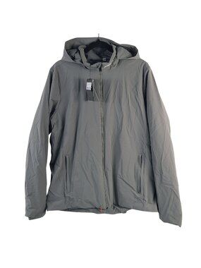 NEW Kjus Men's Atmosphere Waterproof Hooded Jacket Pewter Size 52, L